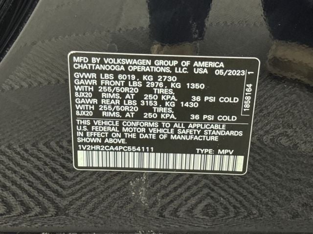 2023 Volkswagen Atlas 3.6L V6 SE w/Technology