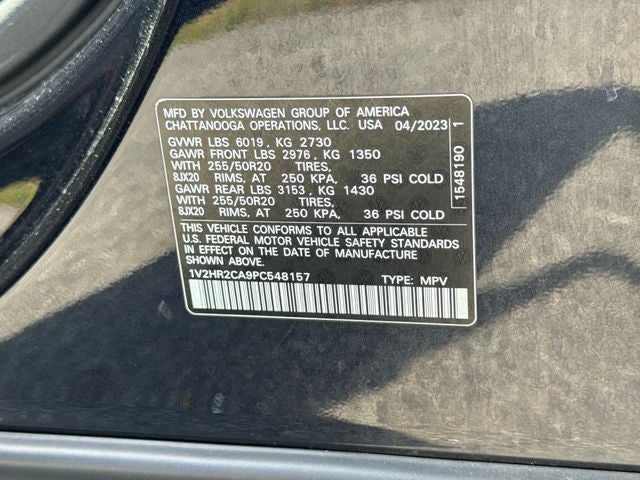 2023 Volkswagen Atlas 3.6L V6 SE w/Technology