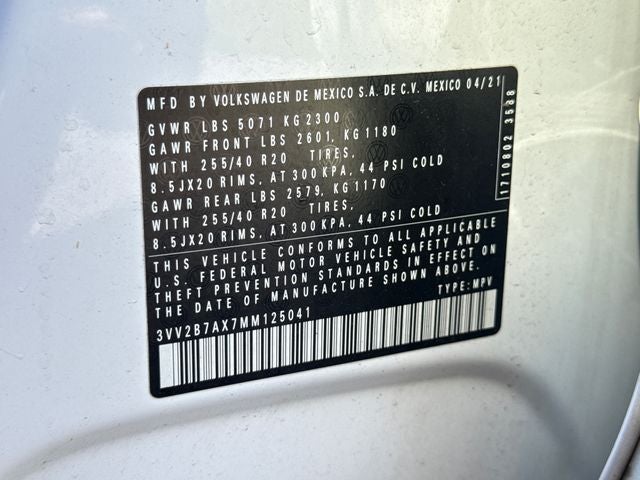 2021 Volkswagen Tiguan SE