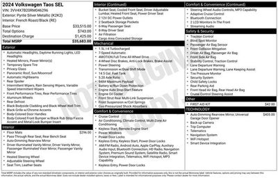 2024 Volkswagen Taos SEL