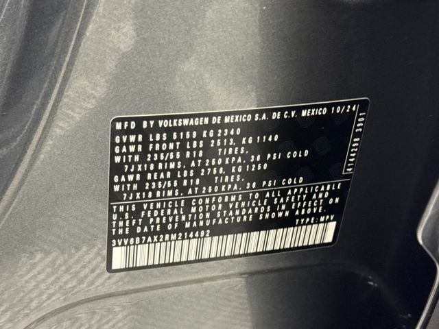 2024 Volkswagen Tiguan Wolfsburg Edition