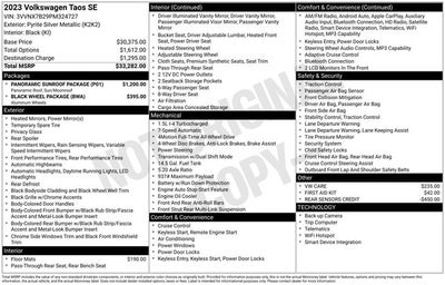 2023 Volkswagen Taos SE