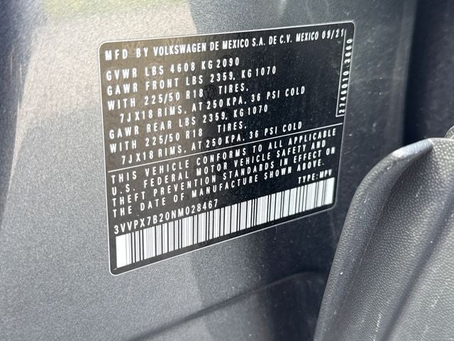 2022 Volkswagen Taos SE