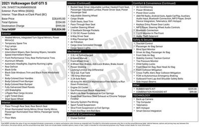 2021 Volkswagen Golf GTI S