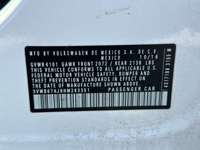 2017 Volkswagen Jetta 1.4T SE