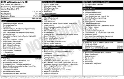 2023 Volkswagen Jetta SE