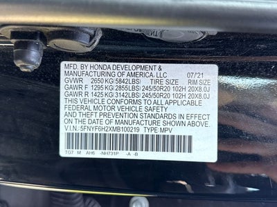 2021 Honda Pilot Special Edition