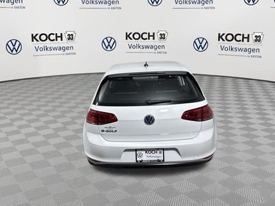 2016 Volkswagen e-Golf SE