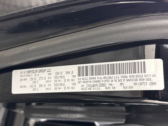 2015 Jeep Wrangler Sahara