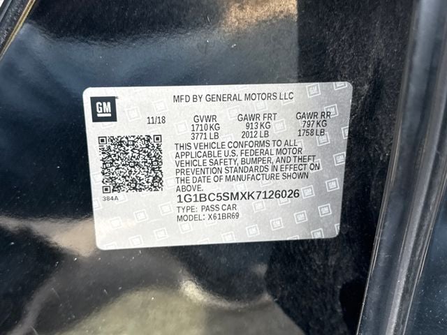 2019 Chevrolet Cruze LS