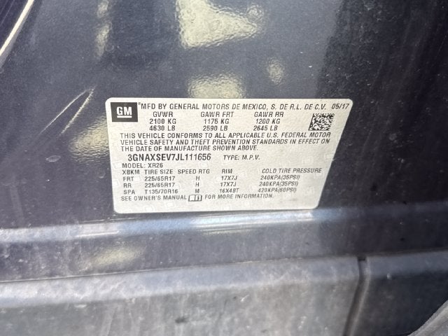 2018 Chevrolet Equinox Base