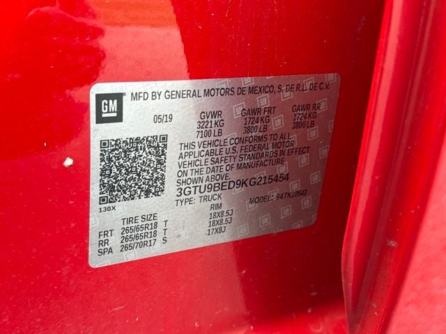 2019 GMC Sierra 1500 SLE