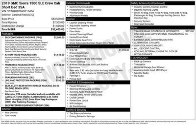 2019 GMC Sierra 1500 SLE