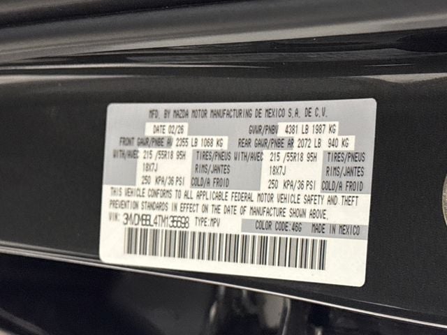 2026 Mazda Mazda CX-30 2.5 S Select Sport AWD