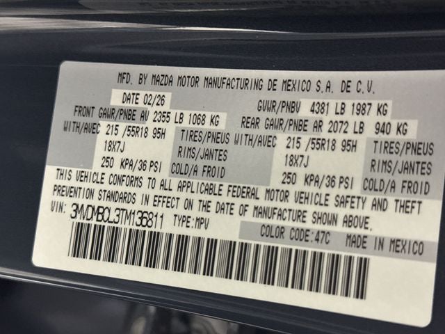 2026 Mazda Mazda CX-30 2.5 S Carbon Edition AWD