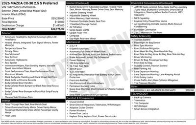 2026 Mazda Mazda CX-30 2.5 S Preferred AWD