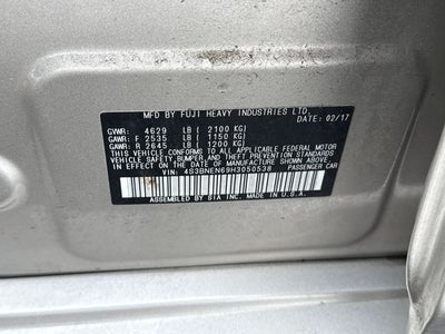 2017 Subaru Legacy 3.6R Limited