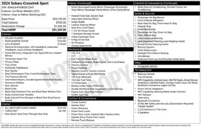 2024 Subaru Crosstrek Sport