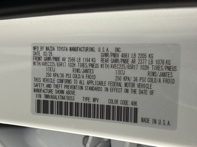 2026 Mazda Mazda CX-50 2.5 S Select AWD