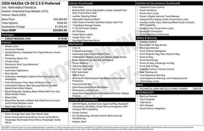 2026 Mazda Mazda CX-50 2.5 S Preferred AWD