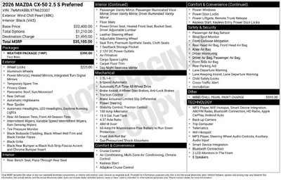 2026 Mazda Mazda CX-50 2.5 S Preferred AWD
