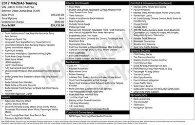 2017 Mazda Mazda6 Touring