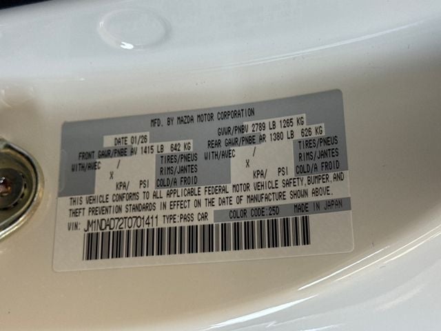 2026 Mazda Mazda MX-5 Miata Grand Touring