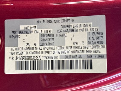 2026 Mazda Mazda MX-5 Miata Grand Touring