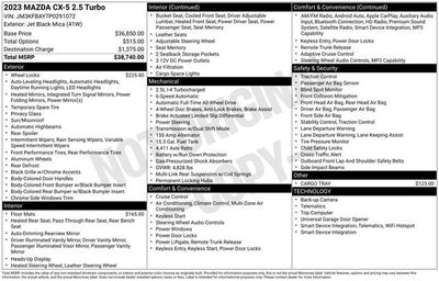 2023 Mazda Mazda CX-5 2.5 Turbo