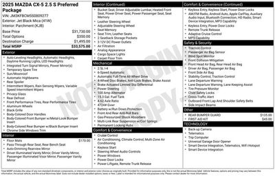 2025 Mazda Mazda CX-5 2.5 S Preferred AWD