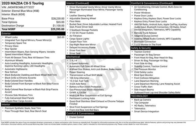 2020 Mazda Mazda CX-5 Touring