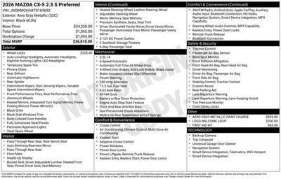 2026 Mazda Mazda CX-5 2.5 S Preferred AWD