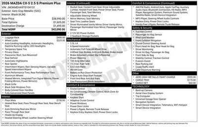 2026 Mazda Mazda CX-5 2.5 S Premium Plus AWD