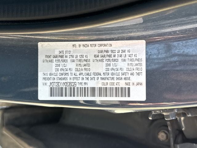 2021 Mazda Mazda CX-9 Carbon Edition