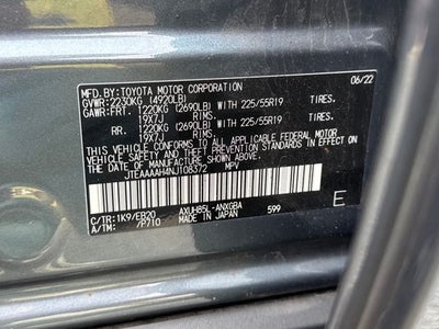 2022 Toyota Venza LE