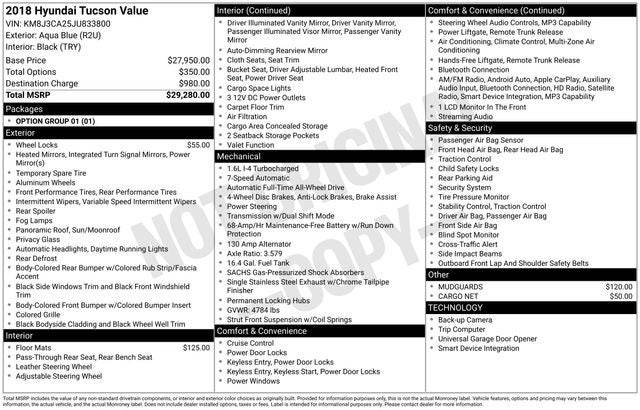 2018 Hyundai Tucson Value