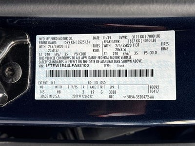 2020 Ford F-150 Lariat