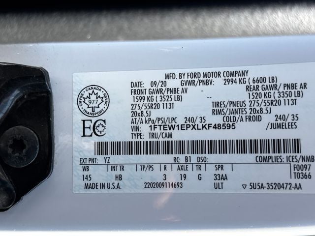 2020 Ford F-150 XLT