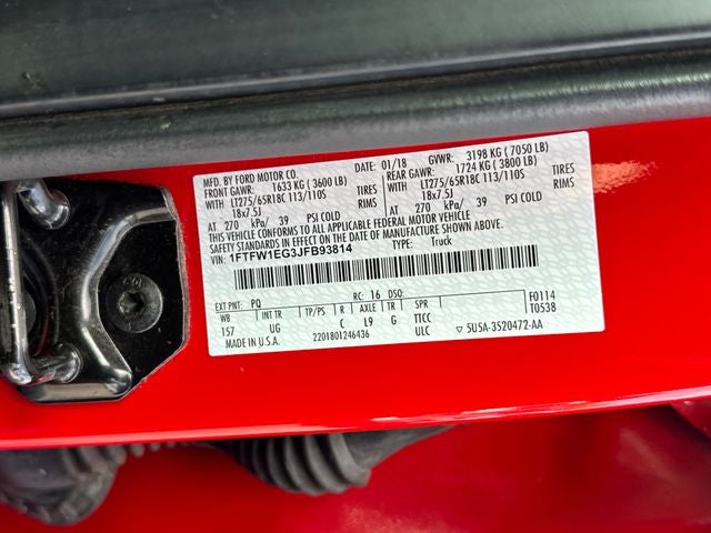 2018 Ford F-150 XLT