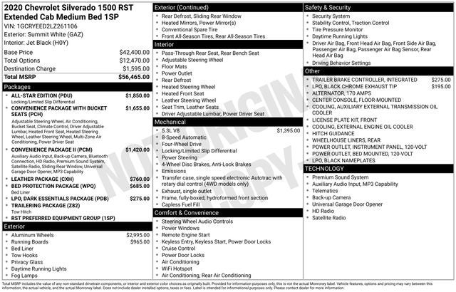 2020 Chevrolet Silverado 1500 RST