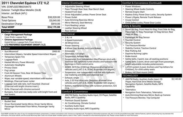 2011 Chevrolet Equinox LTZ