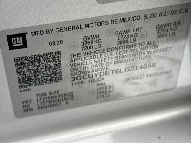 2020 Chevrolet Silverado 1500 LT