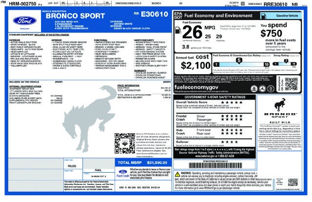 2024 Ford Bronco Sport Big Bend