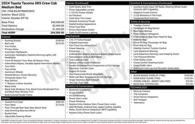 2024 Toyota Tacoma SR5