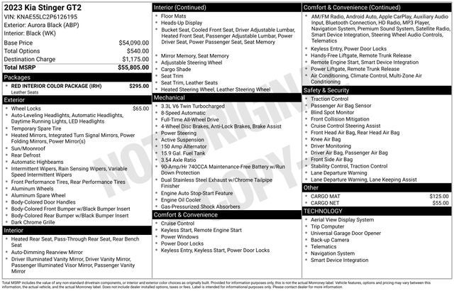 2023 Kia Stinger GT2