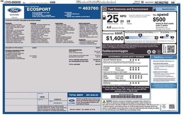 2022 Ford EcoSport SE
