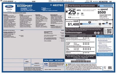 2022 Ford EcoSport SE