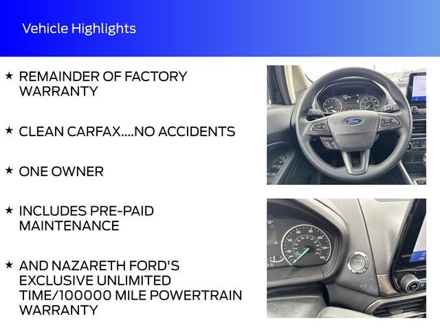 2022 Ford EcoSport SE