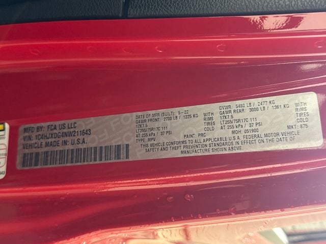 2022 Jeep Wrangler Unlimited Willys