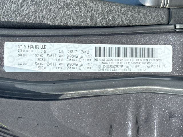 2016 Dodge Durango Citadel